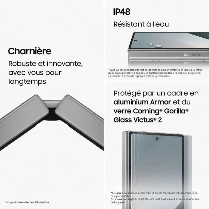 Samsung Galaxy Z Fold6 Smartphone 256 Go Gris